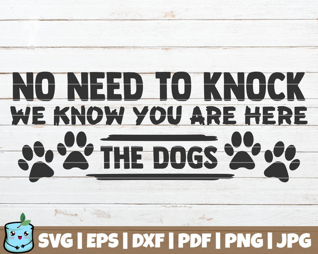 No Need To Knock We Know You Are Here SVG MintyMarshmallows 
