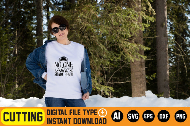 No One Likes A Shady Beach SVG CraftlabSvg29 
