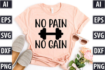 No Pain No Gain SVG SVGista 