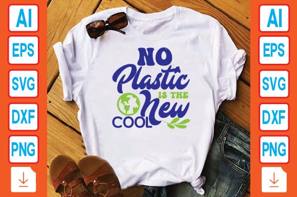 No Plastic is the New Cool SVG Craftlabsvg24 