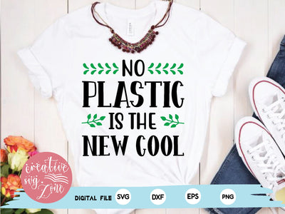 no plastic is the new cool SVG md faruk hossain 