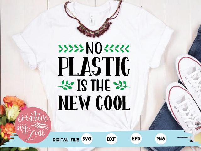 no plastic is the new cool SVG md faruk hossain 