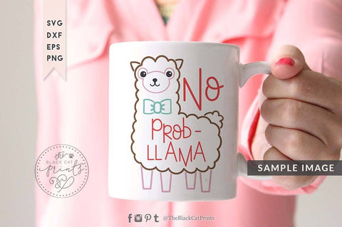 No prob-llama | Funny cut file SVG TheBlackCatPrints 