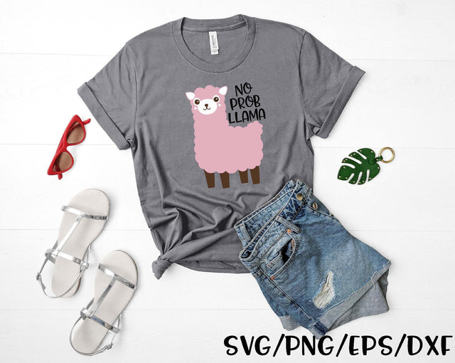 No Prob Llama SVG DIYxe Designs 