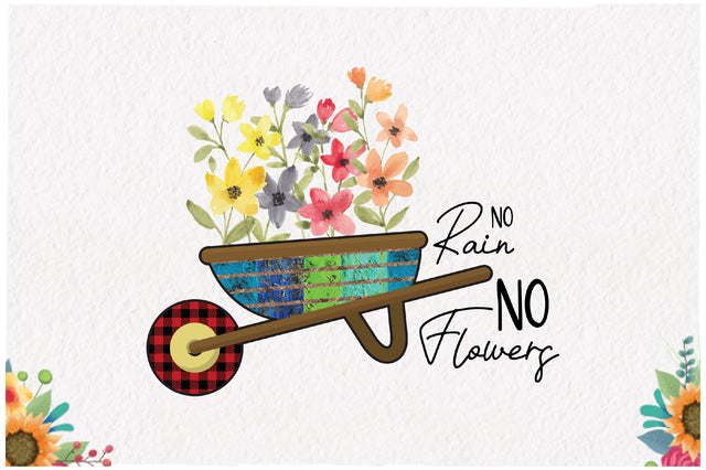 No Rain No Flowers Sublimation Sublimation Jagonath Roy 