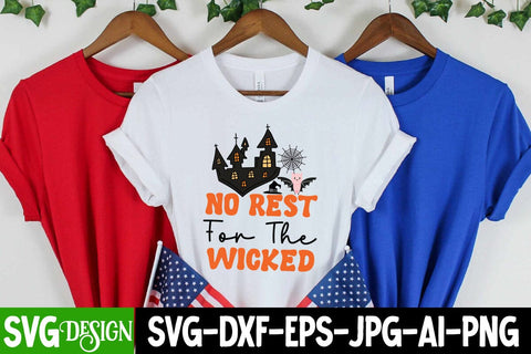No Rest For the Wicked SVG Cut File, No Rest For the Wicked SVG Design, Trick or Treat SVG Design, Halloween Sublimation PNG, Halloween SVG Bundle,Halloween SVG Quotes,Halloween PNG, Halloween SVG SVG BlackCatsMedia 