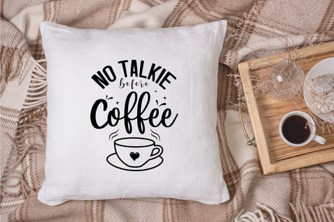 No Talkie Before Coffee SVG Design SVG futivesvg 