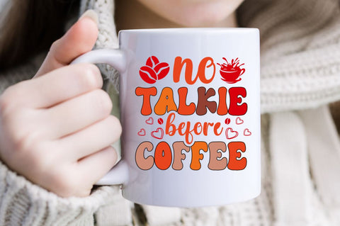 No talkie before coffee SVG SVG DESIGNISTIC 