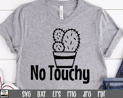 No Touchy SVG File | Cactus SVG File SVG Old Market 