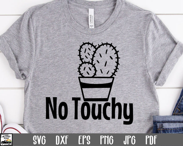No Touchy SVG File | Cactus SVG File SVG Old Market 