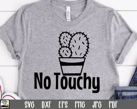 No Touchy SVG File | Cactus SVG File SVG Old Market 