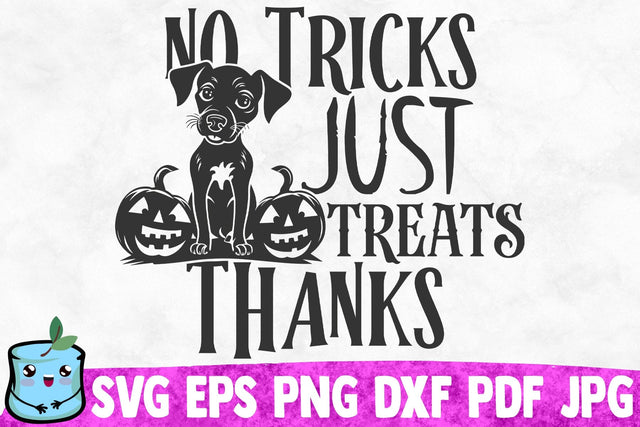 No Tricks Just Treats Thanks SVG MintyMarshmallows 