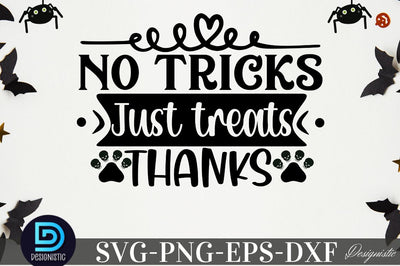 No tricks just treats thanks SVG SVG DESIGNISTIC 