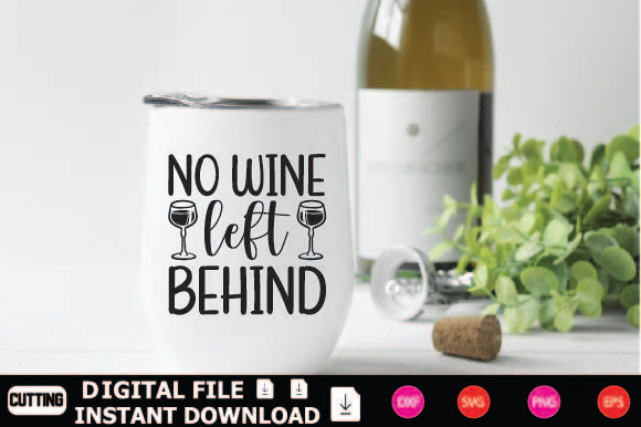 No Wine Left Behind SVG Shahin alam 