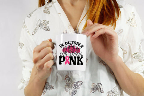 Nobody Fights Alone - Breast Cancer PNG Sublimation CraftLabSVG 