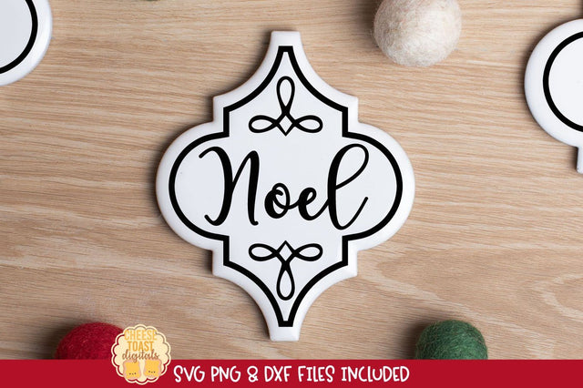 Noel | Arabesque Tile Ornament SVG SVG Cheese Toast Digitals 