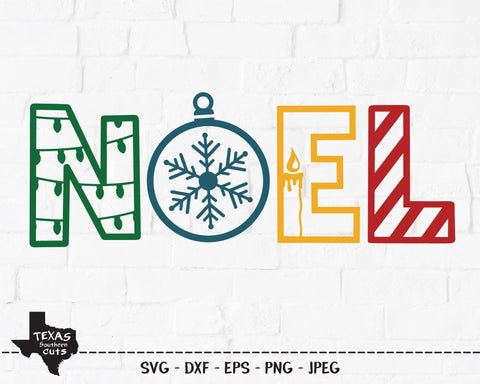 Noel | Christmas SVG SVG Texas Southern Cuts 