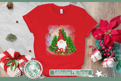 Noel Gnome Sublimation Sublimation QueenBrat Digital Designs 