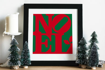 NOEL Square SVG Designed by Geeks 
