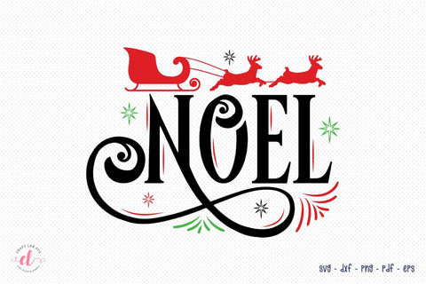 Noel SVG - Christmas SVG Cut File SVG CraftLabSVG 