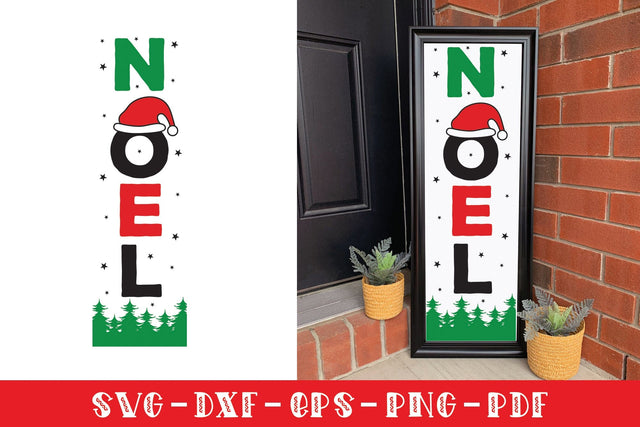 Noel SVG - Christmas Vertical Sign SVG SVG CraftLabSVG 