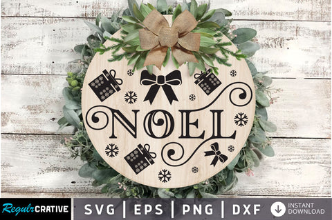 Noel SVG Design SVG Regulrcrative 