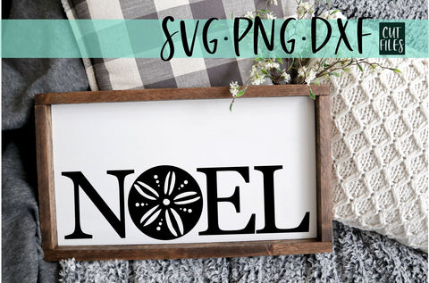 Noel With Sand Dollar SVG | Beachy Christmas SVG Design SVG RedFoxDesignsUS 
