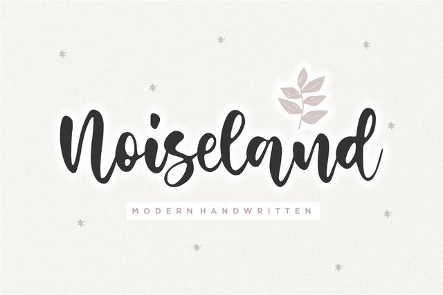 Noiseland Modern Handwritten Font Font Balpirick 