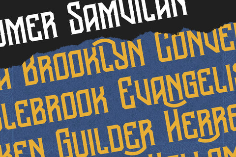 Nomer Samvilan - Victorian Display Font Font StringLabs 