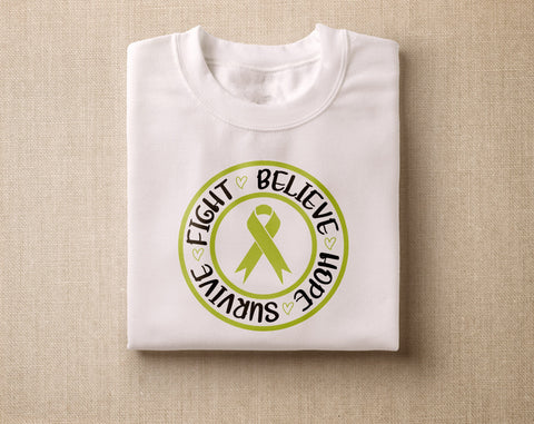 Non-Hodgkin Lymphoma Awareness SVG Bundle, 24 Designs, Non-Hodgkin Lymphoma Cricut Files, Lime Green Cancer Ribbon SVG, Non Hodgkin Lymphoma PNG SVG HappyDesignStudio 