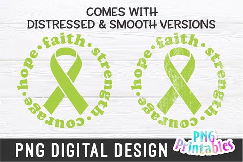 Non Hodgkin's Lymphoma png - Cancer png - Hope Faith Strength Courage - Print File - Sublimation Design - Digital Download Sublimation Svg Cuttables 