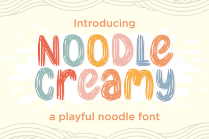 Noodle Creamy Font balya ibnu bi malkan 