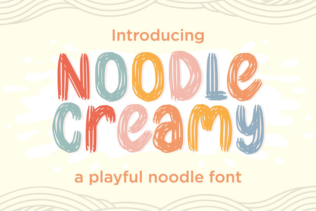Noodle Creamy Font balya ibnu bi malkan 