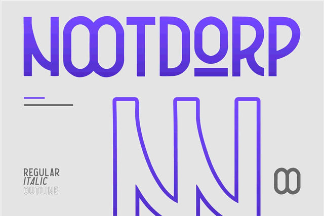 Nootdorp Font Garisman Studio 