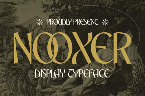 NOOXER Typeface Font Storytype Studio 