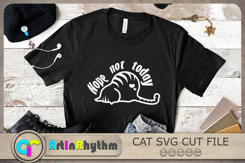 Nope not today Svg, Cat Svg, Cat Clipart, Funny Quote Svg SVG Artinrhythm shop 