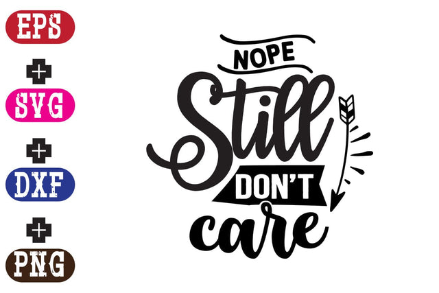 Nope still don't care SVG Nurstore 