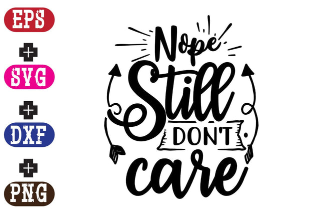 Nope still don't care SVG Nurstore 