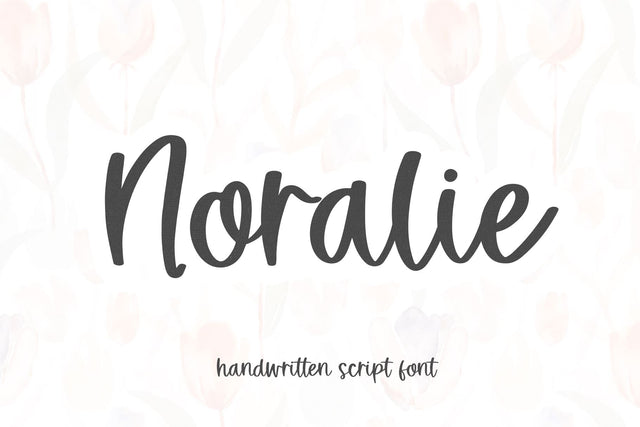 Noralie - Handwritten Script Font Font KA Designs 