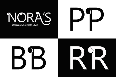 Nora's Blooming Font Slex Creative 