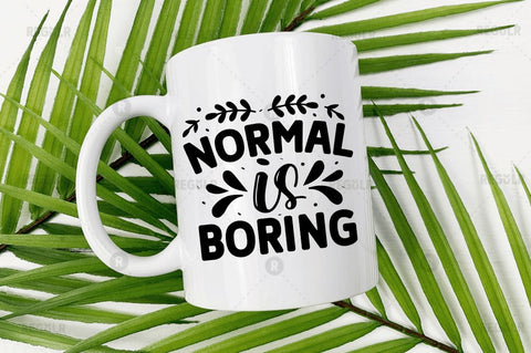 Normal is boring SVG SVG Regulrcrative 