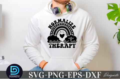 Normalize going to therapy, Mental Health SVG SVG DESIGNISTIC 