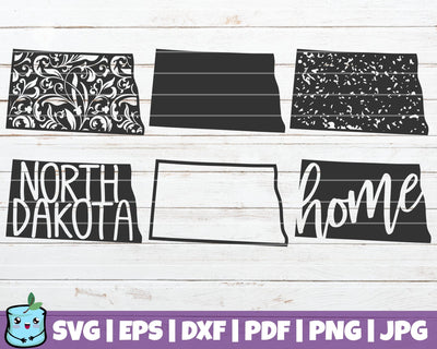 North Dakota State SVG MintyMarshmallows 