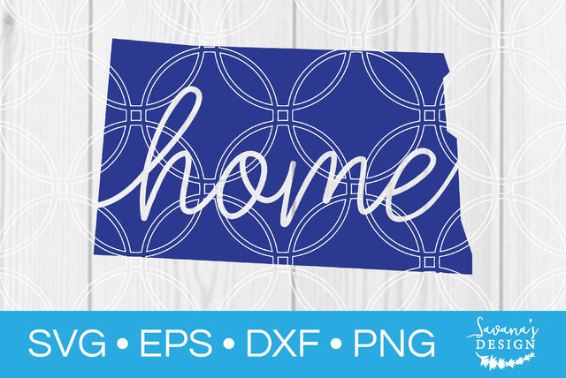 North Dakota State with Home SVG SavanasDesign 