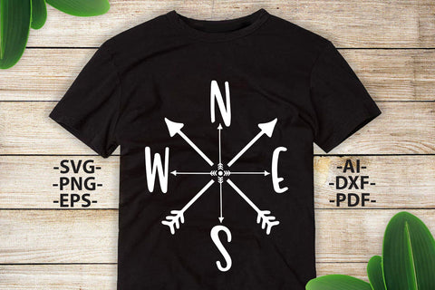 North east svg | South west svg | Travel svg designs | Compass png | Black and White variant | Cricut Cutting File | SVG DXF EPS Cut Files SVG 1uniqueminute 