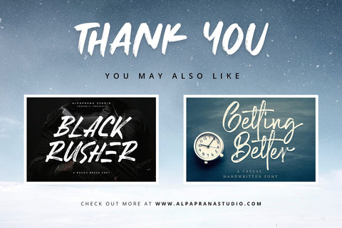 North Plains - Rough Brush Font Font Alpaprana Studio 