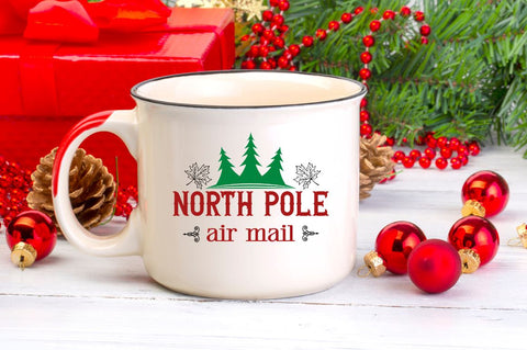 North pole air mail SVG SVG DESIGNISTIC 