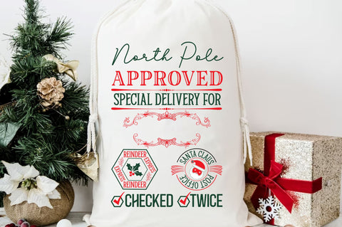 North pole approved special delivery SVG Design SVG Regulrcrative 