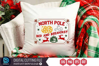 North pole bed and breakfast SVG, North pole bed and breakfast SVG DESIGNISTIC 