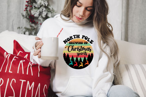 North Pole Brewing Co Christmas spirits= Sublimation SVGArt 